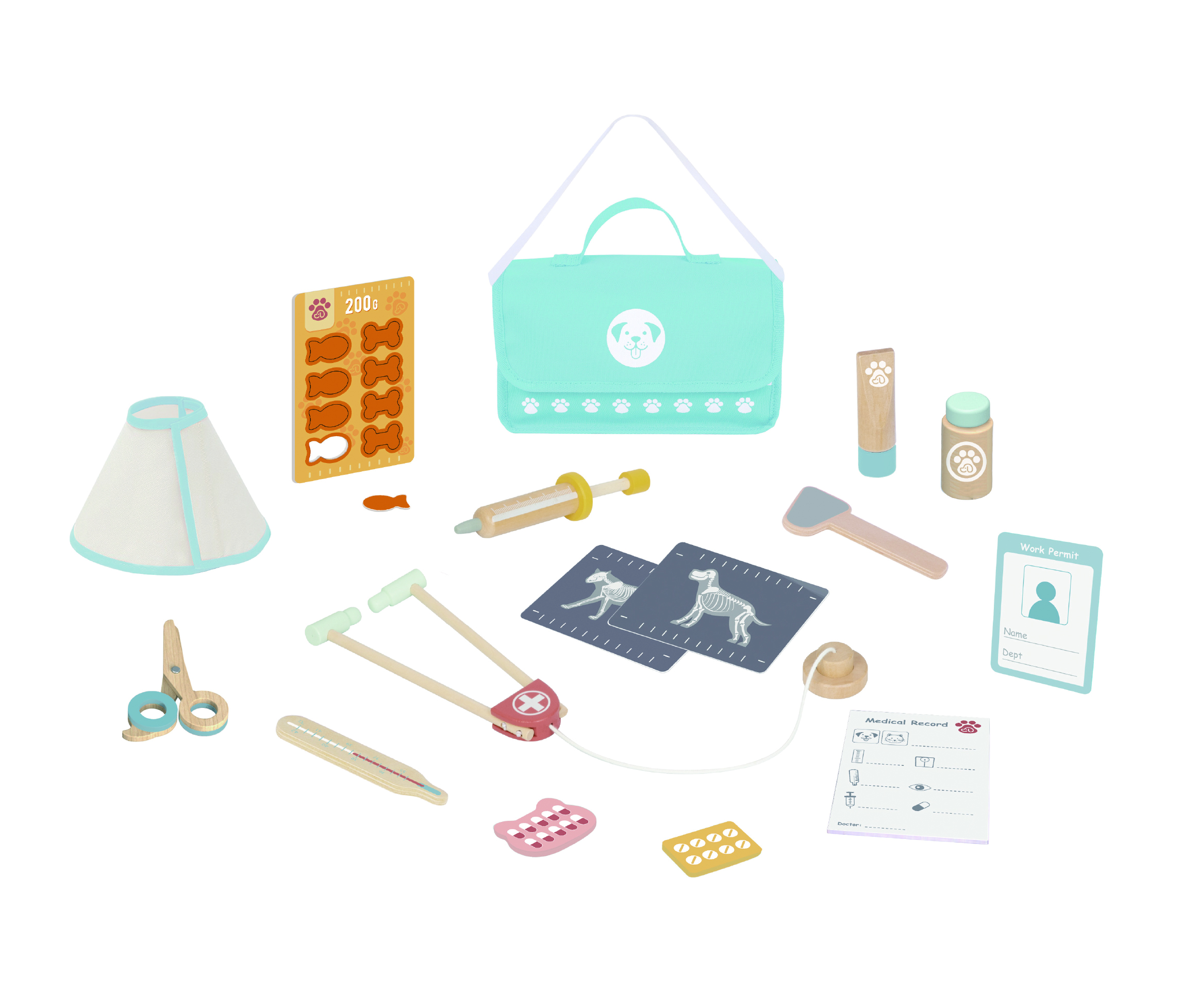 image Дървен ветринарен комплект TK319N - Image 1