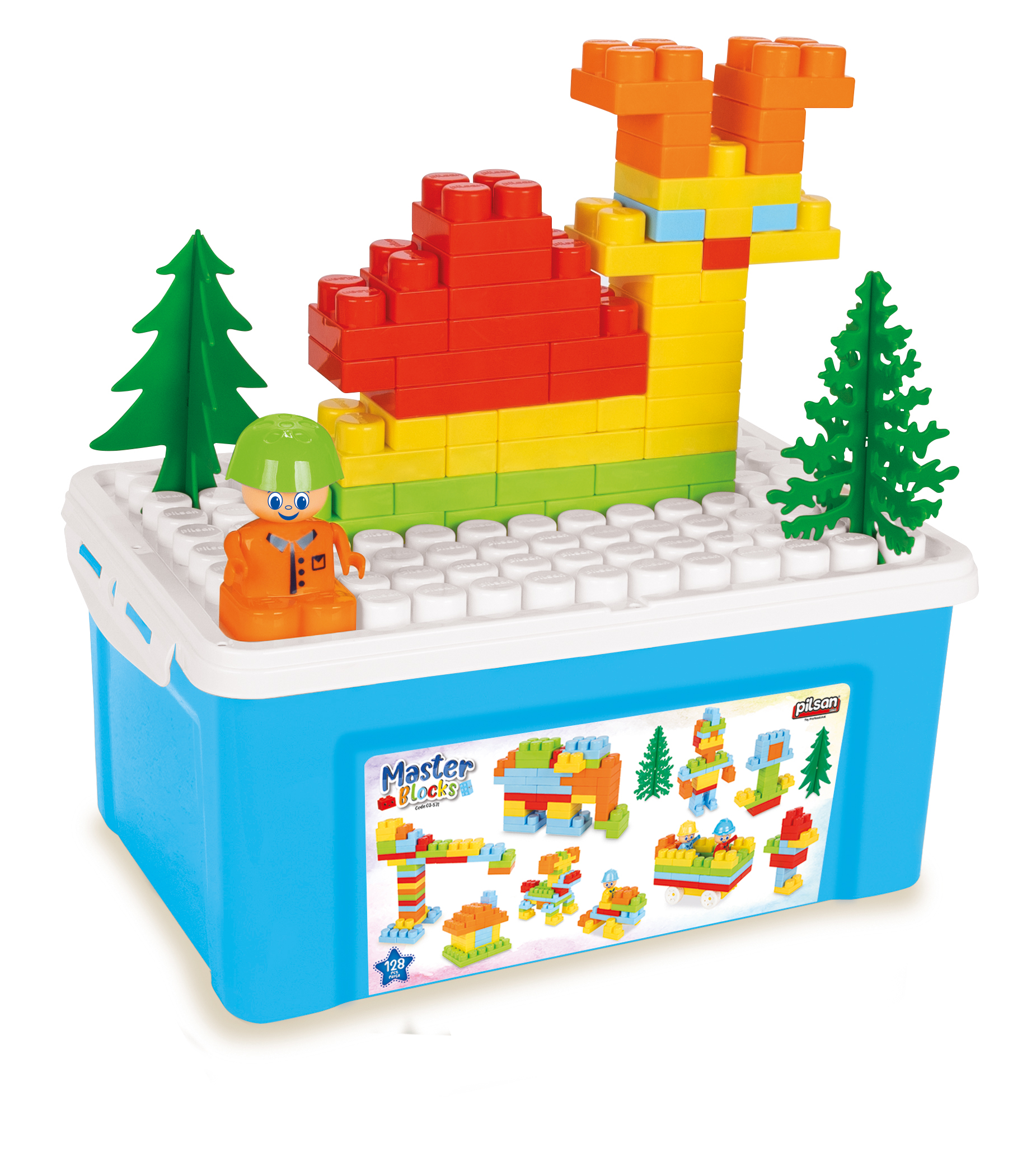 image Конструктор Master Block 128 ел. в кутия 03571 - Image 1