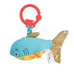 Детски стол за хранене с подарък Lindo сив