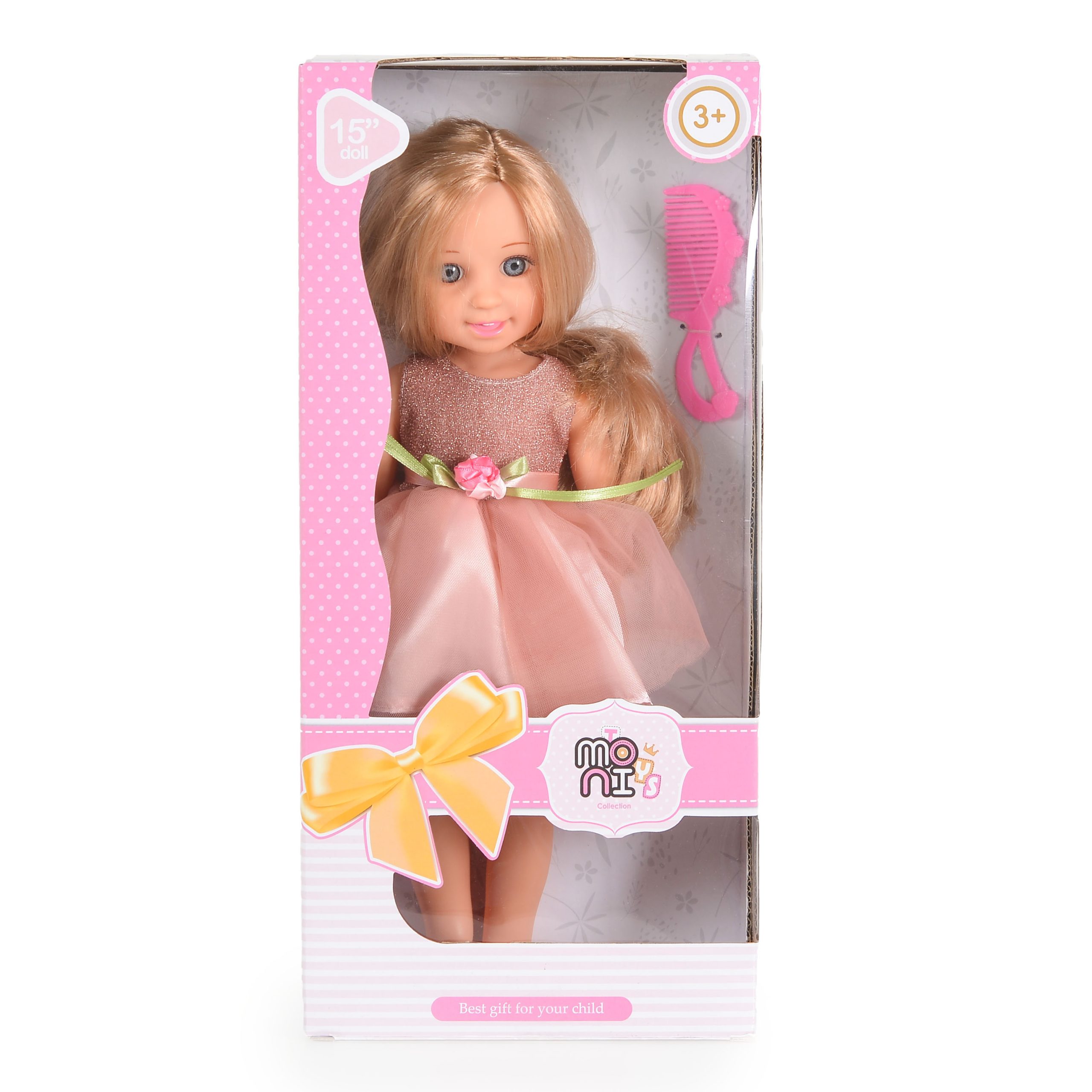 image Кукла 38 cm Fairy Doll пудра LS1502-1 - Image 1