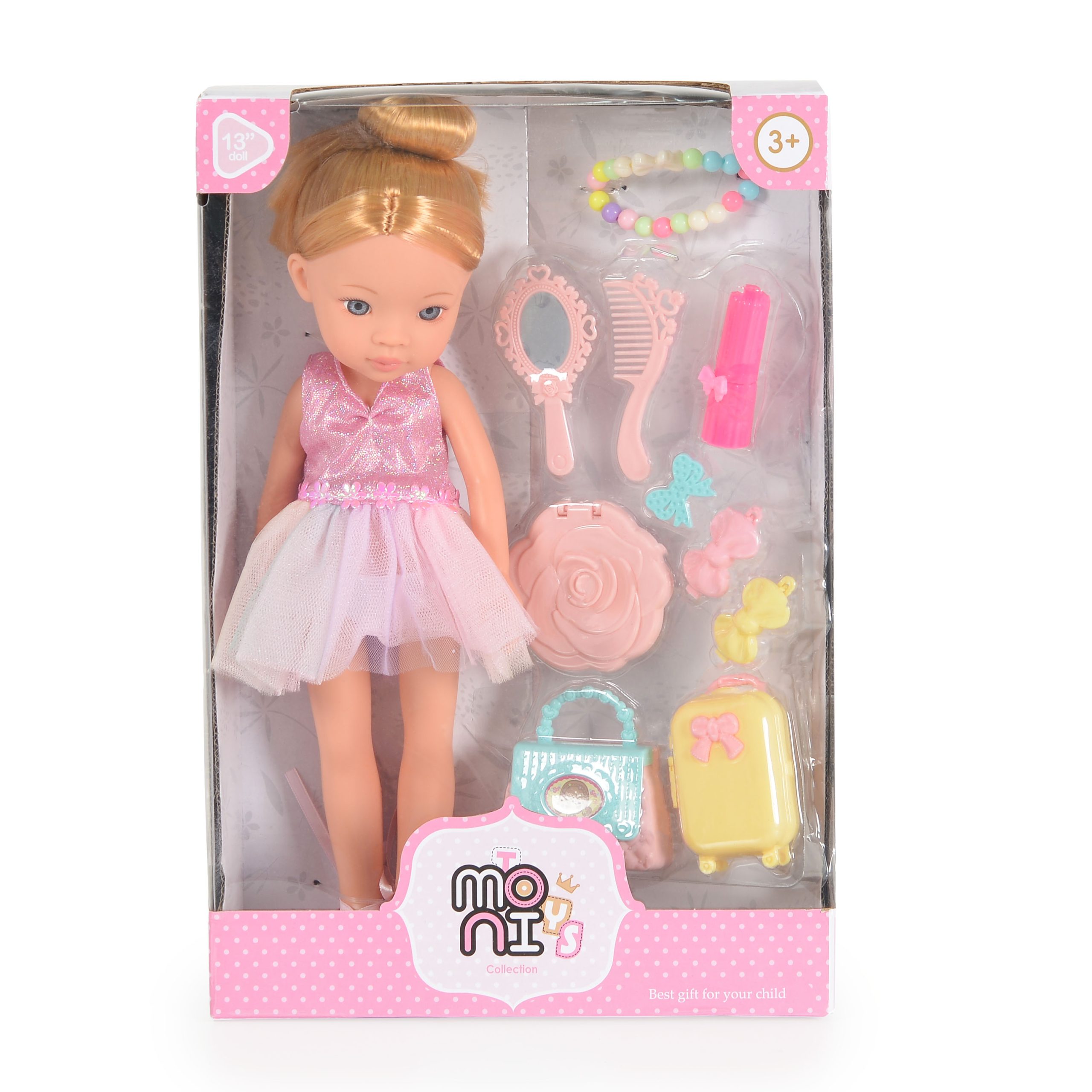 image Кукла 33 cm Pretty Doll Set с аксесоари LS1303-2 - Image 1