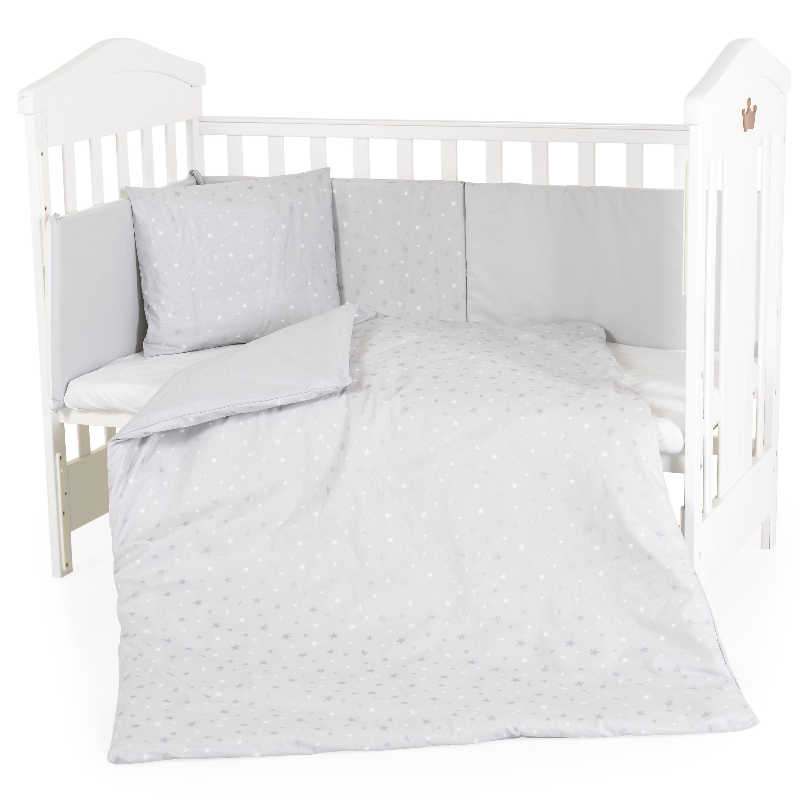 image Спален комплект 6 части 120/60 NOOK Grey stars - Image 1