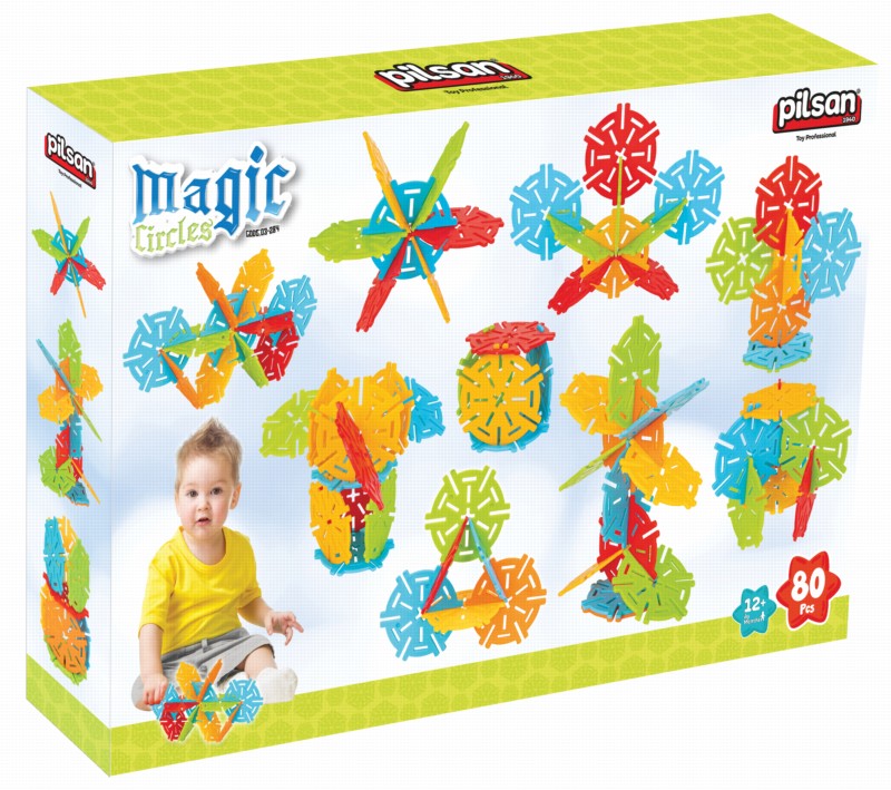 image Конструктор Magic Circles 03294 80 части - Image 1