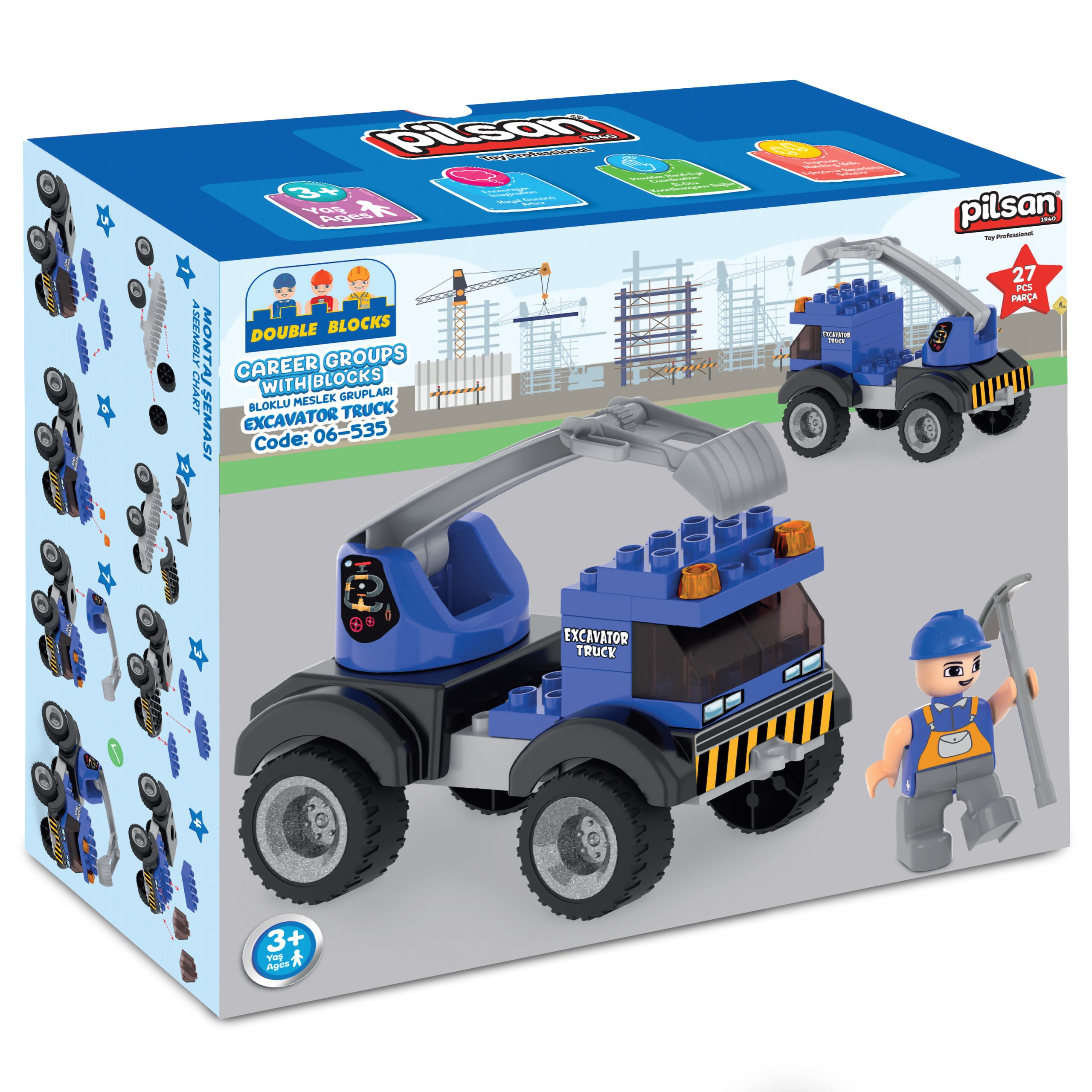 image Конструктор Pilsan Career Group Excavator-06535 - Image 1