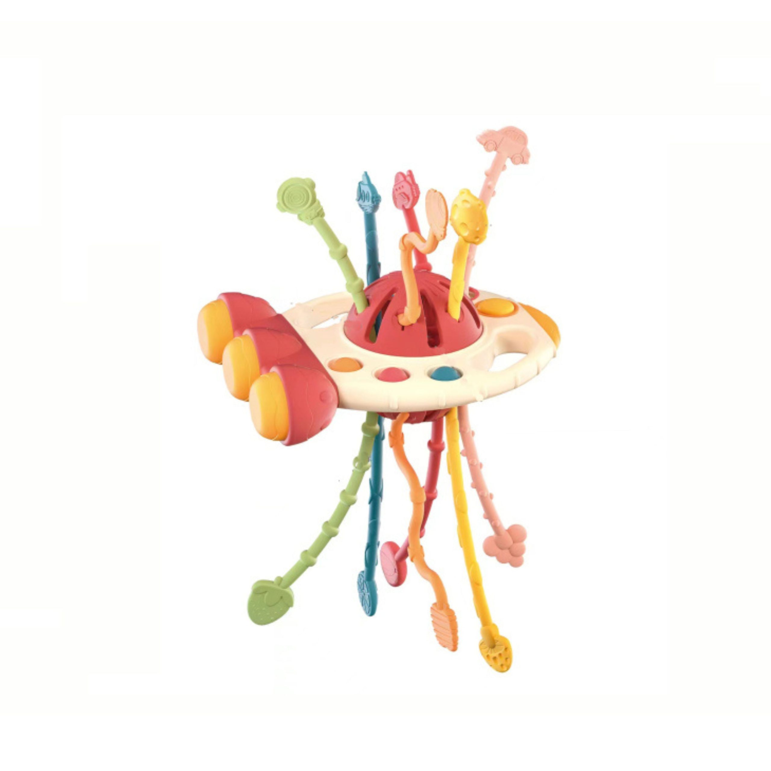 image Бебешка сензорна играчка UFO red - Image 1