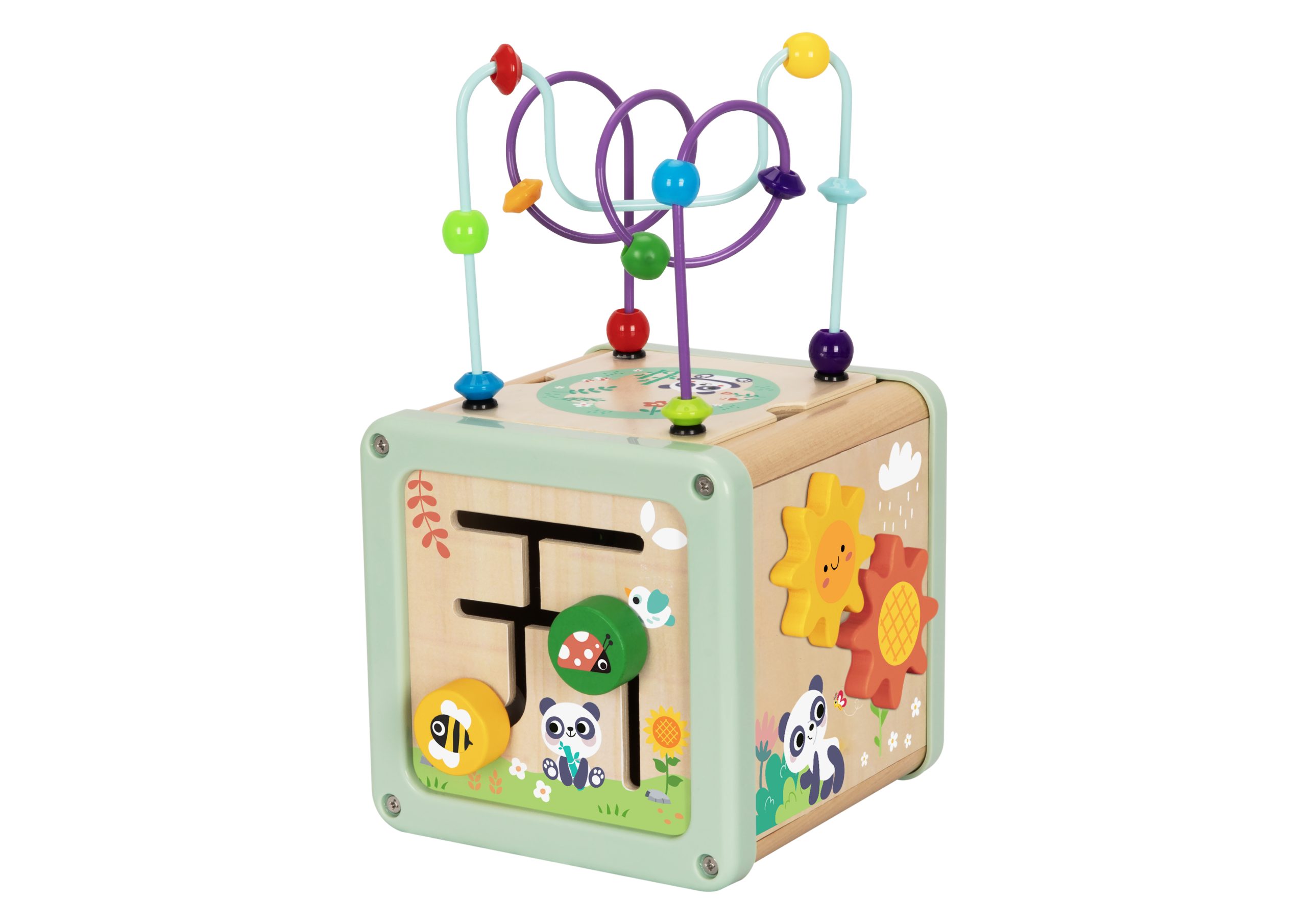 image Дървен активен куб Panda-HP072 - Image 1