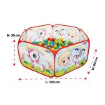 Сгъваем басейн с топки 6см (200 бр) 06413 - Image 2