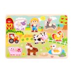 Дървена образователна дъска Ферма TY858 - Image 2