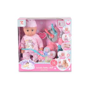 Кукла 36см пишкаща с аксесоари 8631