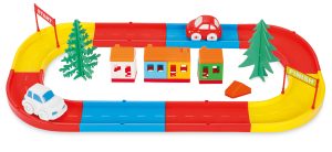 Писта с две коли и мини град 07685