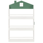 Детска Етажерка за Книги и Играчки GINGER HOME – Къщичка, 3 Рафта, Дърво, 60x12x106 см - Image 3