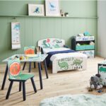 Детска Етажерка GINGER HOME, Органайзер за Играчки с Кутии за Съхранение DINOSAUR - Image 7