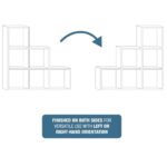 Детска Етажерка, Органайзер за Играчки, GINGER HOME с 6 Отделения и Текстилни Кутии, Бяла, Монтесори Мебел - Image 6