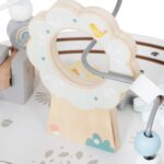 Детска Дървена Образователна Маса с Лабиринт и Мъниста GINGER HOME, 40x40x54 см - Image 4