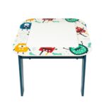 Детска Маса с 2 Столчета, Двустранна, за Рисуване и за Редене на Конструктори тип LEGO - Image 7