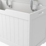 Детска Ракла за Играчки и Пейка 2 в 1 GINGER HOME Дървена JWTR-3086 WHITE - Image 6