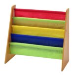 Детска Етажерка за Книги и Играчки, Органайзер за Съхранение, Библиотека - COLORS - Image 4