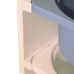 Детски Шкаф GINGER HOME, Етажерка за Играчки с 4 Кутии за Съхранение, Бял - Image 7