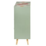 Детски Шкаф за Играчки и Дрехи GINGER HOME, Етажерка за Детска Стая с 2 чекмеджета, Мече, FOREST - Image 6