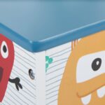 Детско Столче-Стълба, от Дърво, с 2 Стъпала, Място за Съхранение, Дръжка за Пренасяне - MONSTER - Image 7