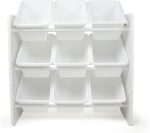 Етажерка за играчки GINGER HOME с 9 Кутии за Съхранение WHITE JWTR-3006 - Image 3