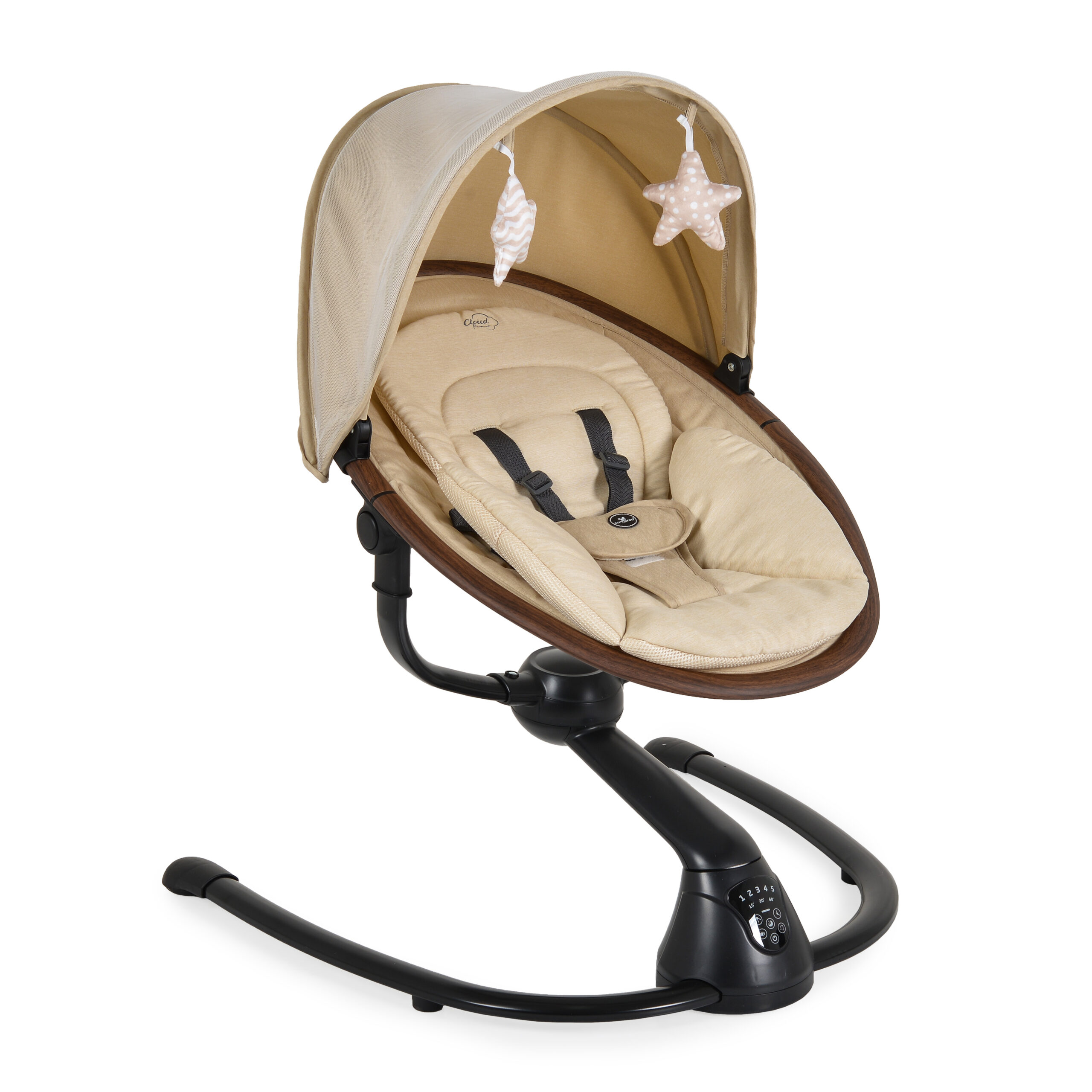 image Електрическа люлка Cloud Premium + бежов - Image 1