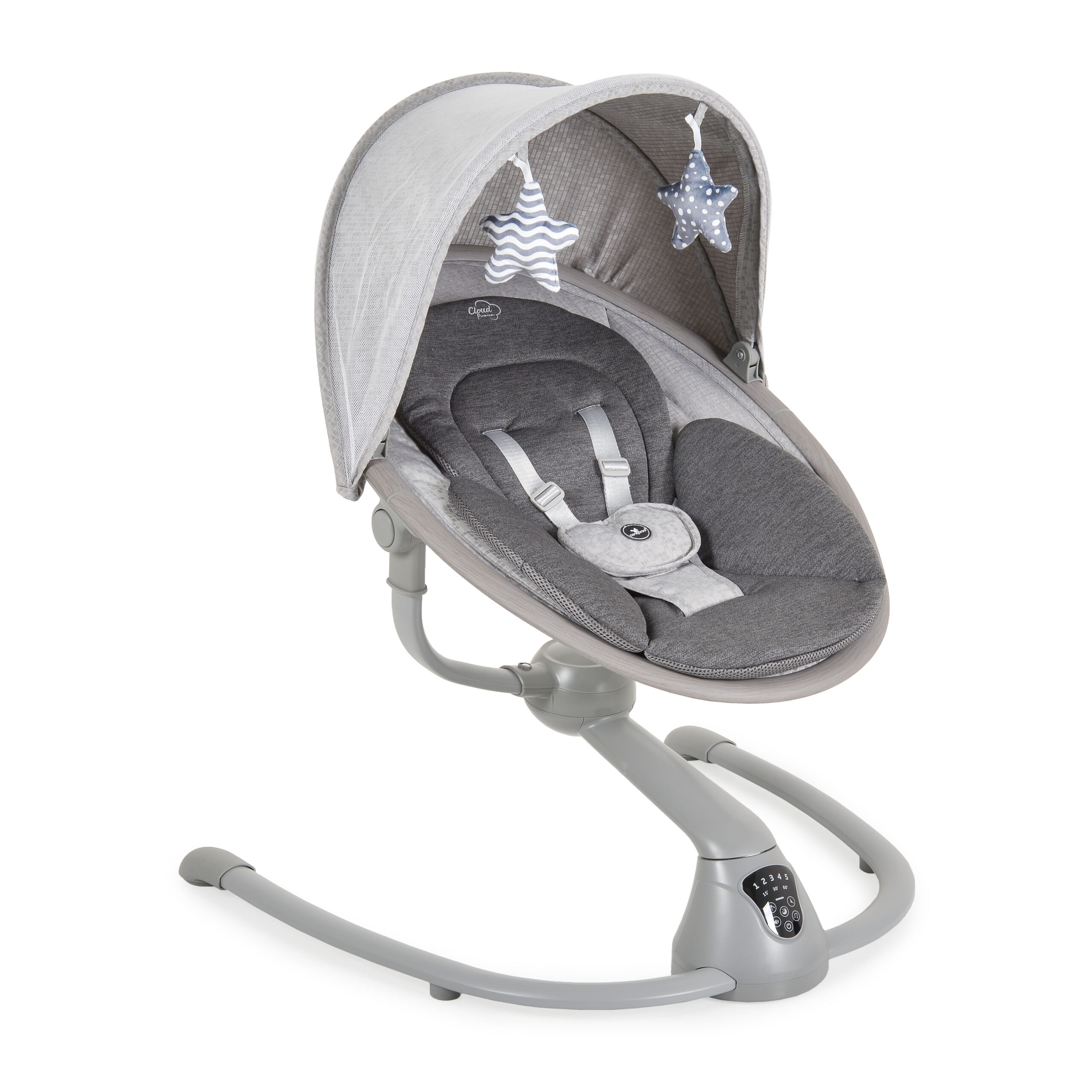 Електрическа люлка Cloud Premium + светлосив