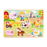 Дървена образователна дъска Ферма TY858 - Image 4