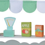 Дървен супермаркет с комплект продукти 4425 - Image 10