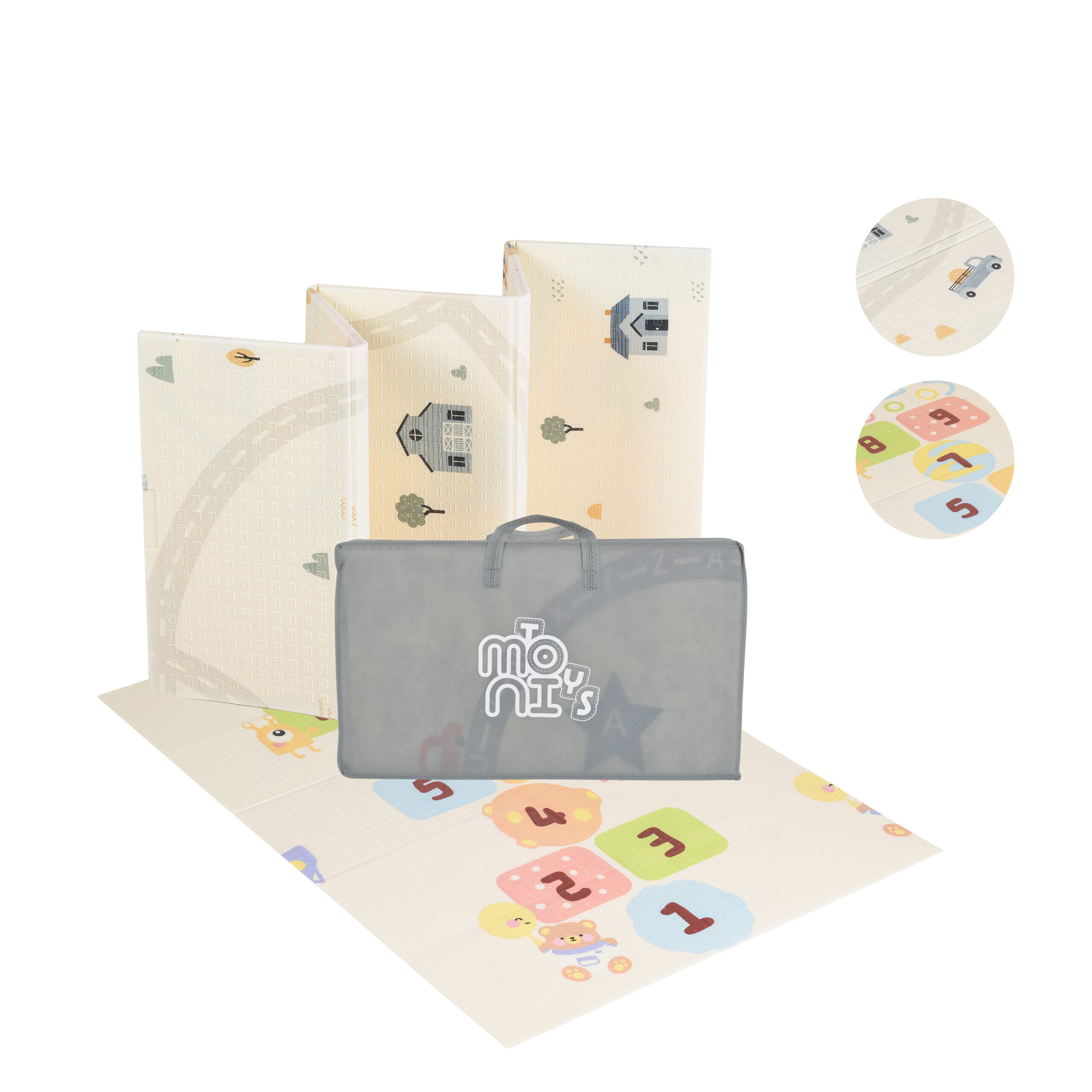 XPE Сгъваем термо килим Digital Track