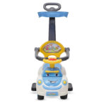 Кола за бутане с дръжка Smile бял - Image 11