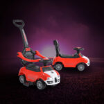 Кола за бутане с дръжка Rider 208 червен - Image 9