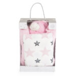 Одеяло 90/75 cm с възглавница Sleepy Bear розов - Image 6