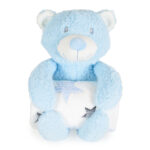Одеяло 90/75 cm с играчка Rory Bear син - Image 4