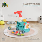 Играчка за прохождане 3в1 Happy Train mint - Image 9