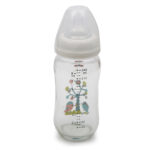 Стъклено шише за хранене с широко гърло 240 ml B0468 - Image 6