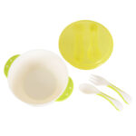 Купа за храна с лъжица и вилица F1301 зелен - Image 8