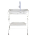 Мултифункционална маса за повиване Croco сив - Image 12