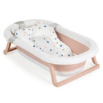 Комплект за къпане със сгъваема вана Palma розов