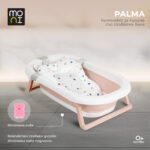 Комплект за къпане със сгъваема вана Palma розов - Image 2