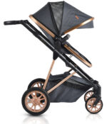 Комбинирана детска количка Midas черен - Image 11