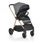 Комбинирана детска количка Hydra 2в1 сив - Image 10