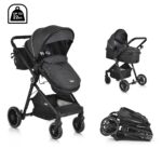 Комбинирана детска количка Rio черен - Image 8