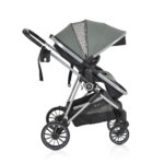 Комбинирана детска количка Kali маслиново-зелен - Image 13