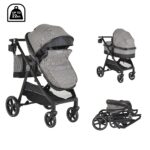 Комбинирана детска количка Tokyo сив - Image 8