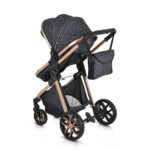 Комбинирана детска количка Alma черен - Image 10