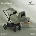 Комбинирана количка 2 в 1 Celebrity Crepe-beige - Image 9