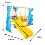 Пързалка с люлка Dino 06099 жълт - Image 7