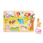 Дървена образователна дъска с животни TY857 - Image 3