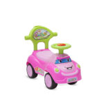 Кола за бутане с дръжка Smile розов - Image 3